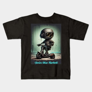 Skate Robot Kids T-Shirt